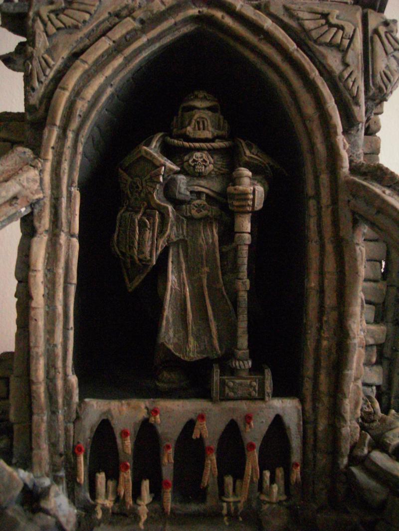 Cathedral, Ruin, Shrine, Space Marines, Statue, Terrain